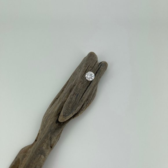 VINTAGE 💎 925 STERLING CZ . ALR 2 CARAT STUD POST SINGLE EARRING . FAUX DIAMOND - Picture 14 of 17